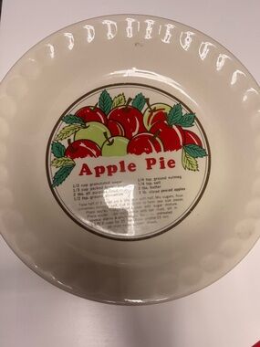 Vintage Apple Pie Plate